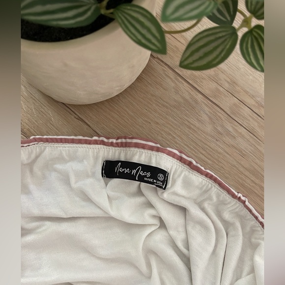 NWT Nanamacs Striped Pink Strapless Bodycon Mini Dress - Picture 3 of 7